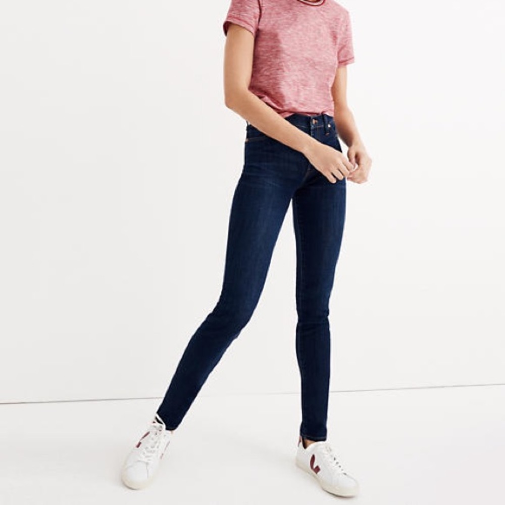 Madewell 9” High Rise Skinny in Larkspur Wash